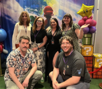 Group photo of SPINSTERS team